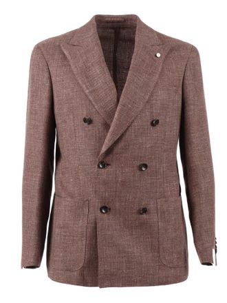 Lubiam Linen Virgin Wool Drop 7 Blazer