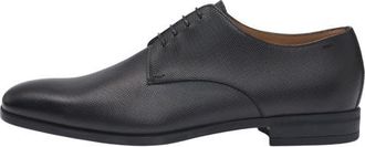 HUGO BOSS Heren Kensington Leren Derby Schoenen (Zwart)
