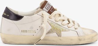 Golden Goose Sneakers Super-star in pelle con iconico logo laterale - GOLDEN GOOSE DELUXE BRAND - gender_Woman