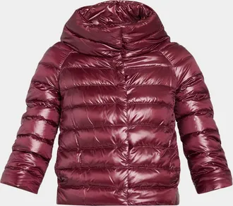 Herno Iconico Piumino Sofia Water-Resistant Nylon Ultralight Puffer Jacket