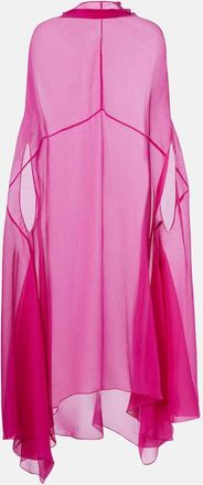 Dries Van Noten Abito lungo in seta