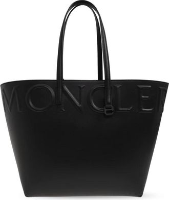 Moncler Zeer Kleine Tote Bag - Dames - Shoppers - Zwart - ONE Size - Leer - Tassen