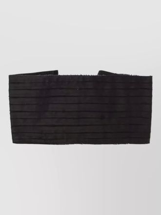 Dolce & Gabbana silk womens waist cummerbund pleated band