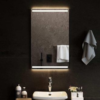 vidaXL vidaXL Specchio da Bagno con Luci LED 50x80 cm