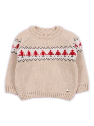 Paz Rodriguez Pullover in maglia per neonato Acebo