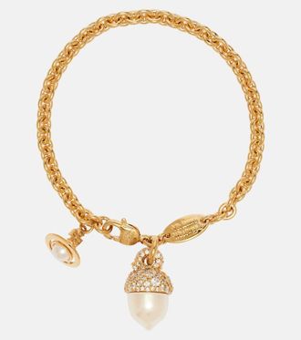 Vivienne Westwood Lucille embellished chain bracelet