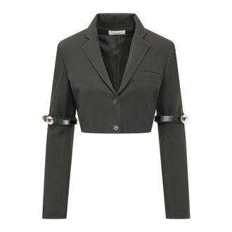 Coperni Blazers, female, Black, Size: S Hybrid Jacket