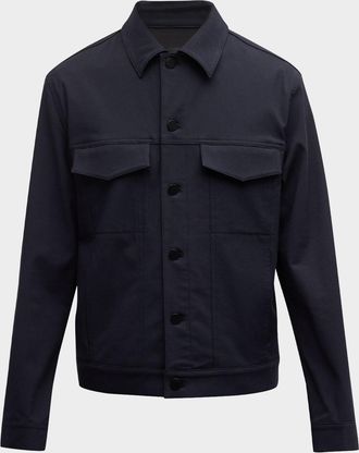 Theory Mens The River Jacket in Neoteric Twill