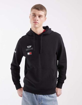 Tommy Hilfiger x Cadillac F1 - Replica - Felpa con cappuccio nera-Nero