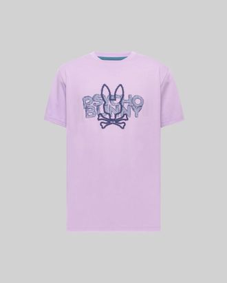 Psycho Bunny Mens Herman Graphic Tee 507 LAVENDULA / XXL