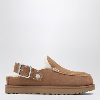 UGG Sabot Goldenstar Evelina color castagna in camoscio