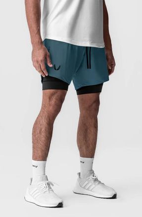ASRV Tetra-Lite 7 Liner Short in Storm wings/black at Nordstrom, Size X-Large