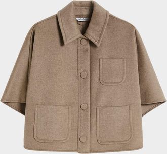 Max Mara Short Cashmere Cape
