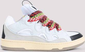 Lanvin White Curb Sneakers