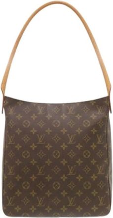 Louis Vuitton Pre-owned Looping GM Schoudertas - Dames - Vintage Schoudertas - Bruin - ONE Size - Vintage