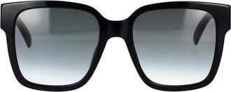Givenchy Vierkante Zonnebril Zwart Grijs Verloop - unisex - Zonnebrillen - Zwart - 53 MM - Accessoires