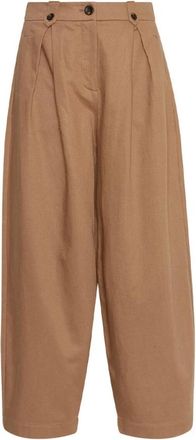 Moss Copenhagen Dames, Broeken, Bruin, Maat: XS