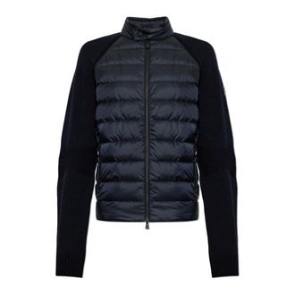 Moncler Cardigan Apr&egrave;s-Ski Grenoble - - Knitwear - Uomo - Blu - 2XL