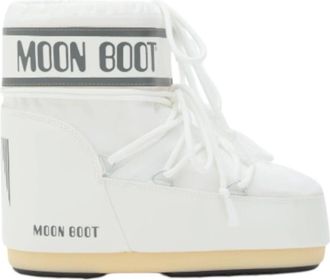 Moon Boot Icon Low - unisex - Winterlaarzen - Wit - 36 EU - Leer - Schoenen