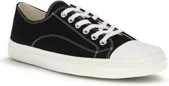 Moschino Mens Black Cotton Low Top Sneakers