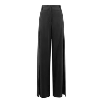 Semicouture Wide Trousers - female - Semicouture - Wide Trousers - Black - 2XL - Trousers