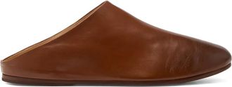 Mars&egrave;ll Steccoblocco leren slippers - Bruin