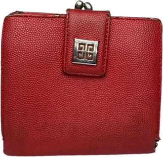 Givenchy Pre-owned Vintage Portemonnee - Dames - Vintage Accessoires - Rood - ONE Size - Leer - Vintage