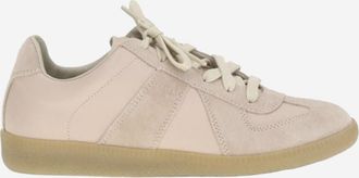 Maison Margiela Peach Lace Up Sneakers