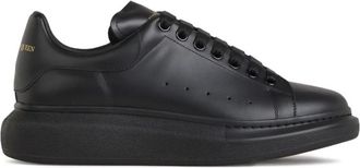 Alexander McQueen Zwarte Zijde Nylon Sneakers - Heren - Sneakers - Zwart - 46 EU - Nylon - Schoenen