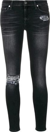 7 For All Mankind Dames, Jeans, Zwart, Maat: W28