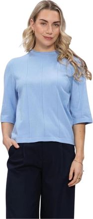 Bruuns Bazaar Truien & Vesten, Dames, Blauw, XL, Linnen, Anemone BBGliandra Knit