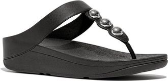 FitFlop FitFlop Fino Mirror-Dome Leather Sandal