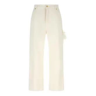 Darkpark Mujer, Pantalones, Blanco, Talla: W27