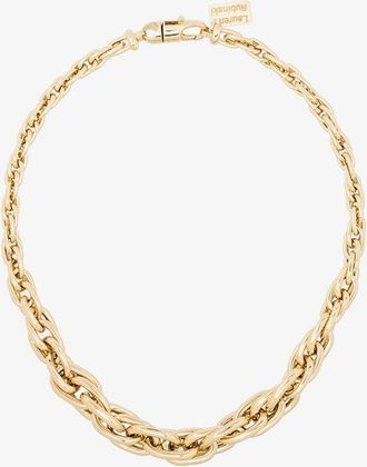 Lauren Rubinski 14K Yellow Gold Small Link Necklace - Womens - 14kt Yellow Gold