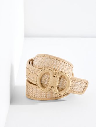 Talbots Raffia Belt - Natural - Medium Talbots