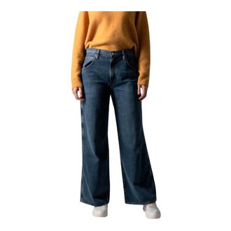 A Gold E Straight Fit Jeans, female, Blue, W27, Darkness Stone Blue Worker Jeans