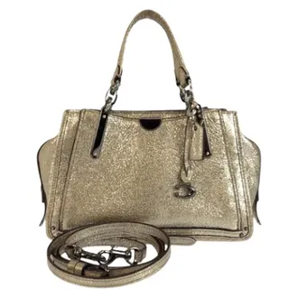 Coach Pre-owned Handbags, female, Yellow, Size: ONE SIZE Pre-owned Dreamer Leather 2way bag