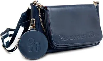 Lusso Philadelphia 76ers Rianna Multi Pouchette Bag in Navy at Nordstrom