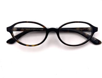Retro Superfuture Havana Numero 04 Acetate Glasses