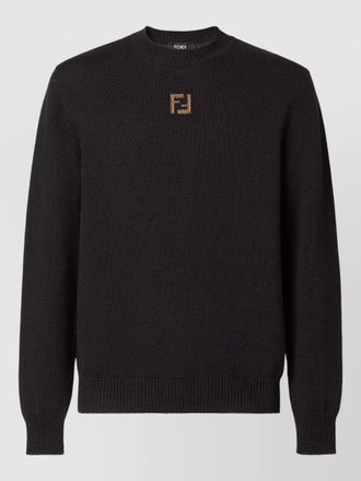 Fendi crew neck knitwear long sleeve sweater