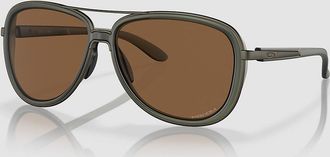Oakley Split Time Matte Olive Ink Sonnenbrille gr&uuml;n