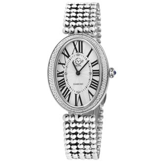 Gevril Group Piazza Navona White Dial Ladies Watch 14800B