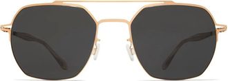 Mykita Occhiali da sole Arlo geometrici - Oro