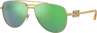 Versace VK 2002 10023R 52mm Childrens Aviator Sunglasses