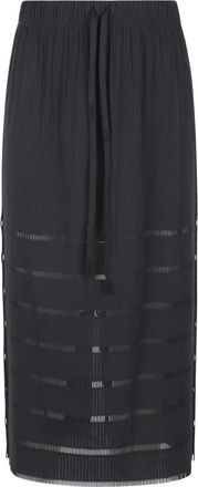 Issey Miyake Mujer, Faldas, Negro, Talla: L