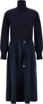 Herno Abito midi con coulisse - Blu