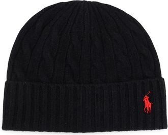 Polo Ralph Lauren Handtekening Manchet Hoed Collectie - Heren - Hoeden - Zwart - ONE Size - Accessoires