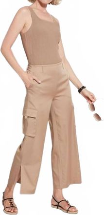 Lyss&eacute; Calypso Ankle Cargo Pants In Tanned