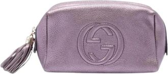 Gucci Pre-owned Soho Pouch - - Pre-owned - Donna - Viola - ONE SIZE