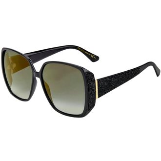 Jimmy Choo London Womens Cloe 807 FQ Black Sunglasses - One Size